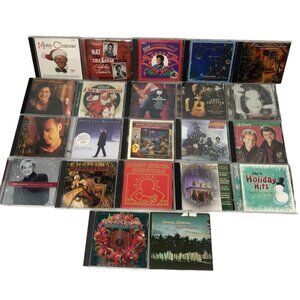 Assorted Christmas CD Lot Rock Pop Classics Music Bing Elvis 1960s to 2000s